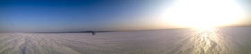 Salt lake danakil desert ethiopia